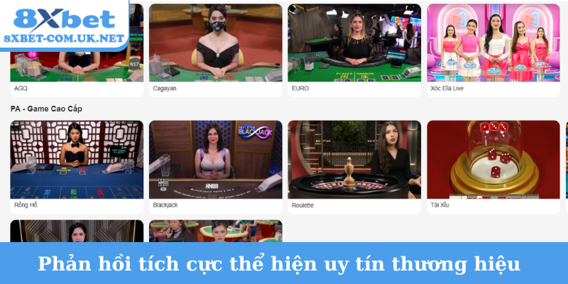 Phản hồi tích cực thể hiện uy tín thương hiệu